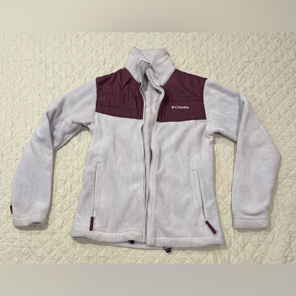 Columbia Waterproof Interchange Omni-Tech Bugaboo  Purple Jacket Women’s Size SM - Picture 7 of 14